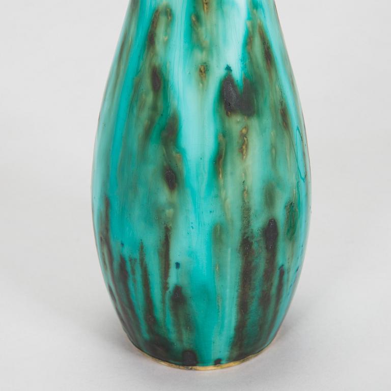 Friedl Holzer-Kjellberg, a ceramic tablelamp, signed Arabia -F.H.Kj.-.