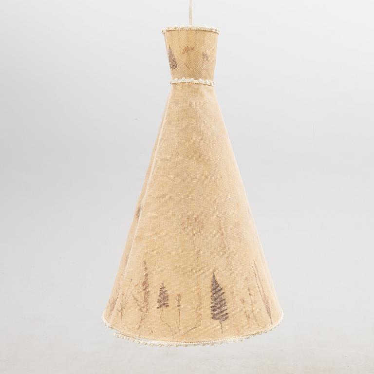 Taklampa möjligen Hans Bergström Ateljé Lyktan 1960-tal.