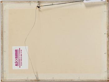Mauritz Karström, mixed media on paper.