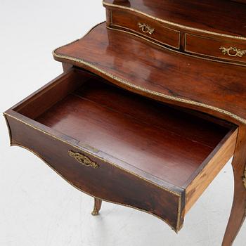 A desk with shelf, Rococo style, early 20th century.