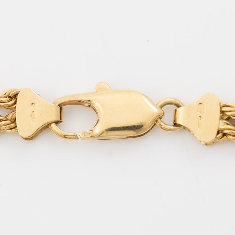 Uno A Erre, 18K gold bracelet.