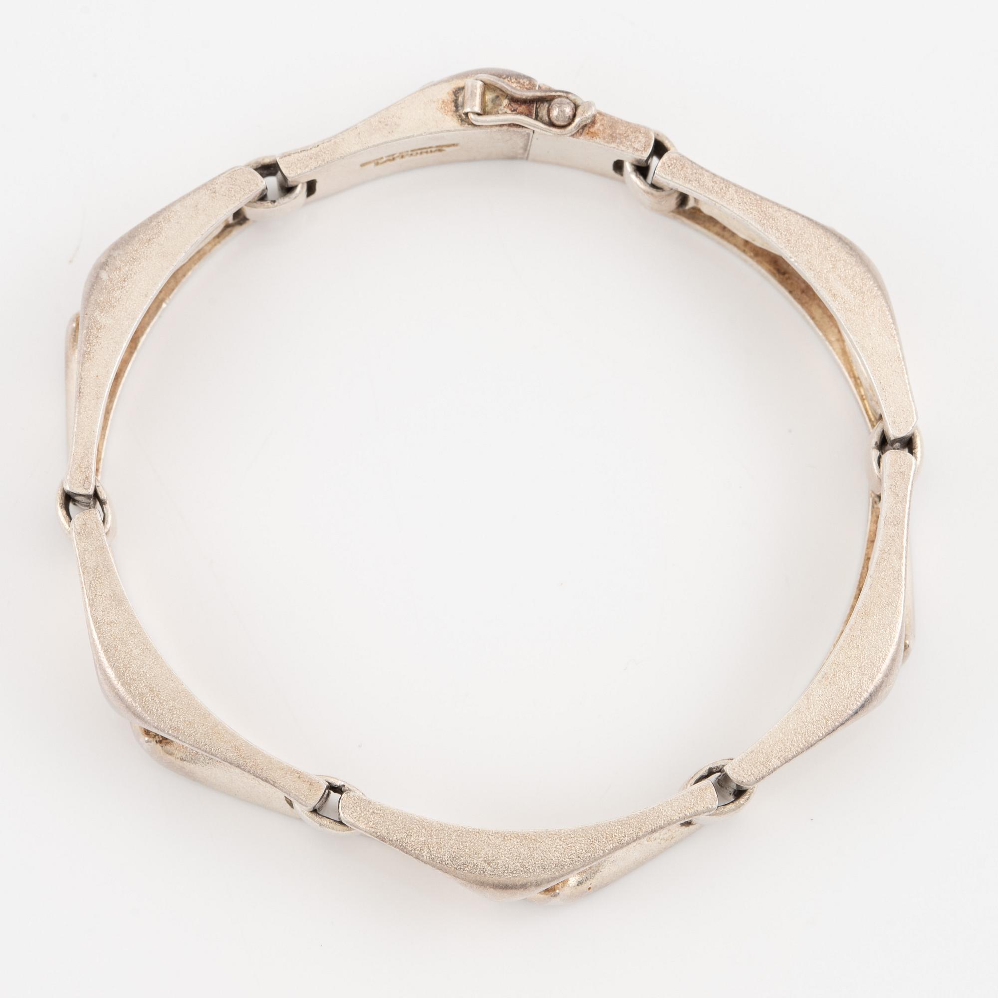 Lapponia bracelet, sterling silver.