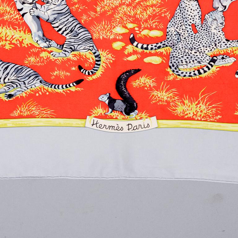 SCARF, "Tendresse Féline", Hermès.