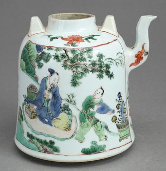 TEKANNA, porslin, Kina, Kangxi, (1662-1722).