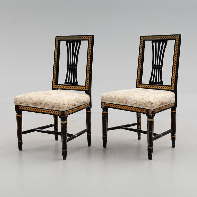 STOLAR, 1 par, sengustavianska, 1800-talets första hälft.