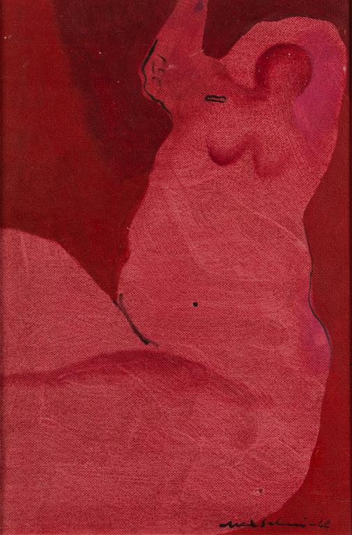 MAX SALMI, oil on board, signed and dated -66.