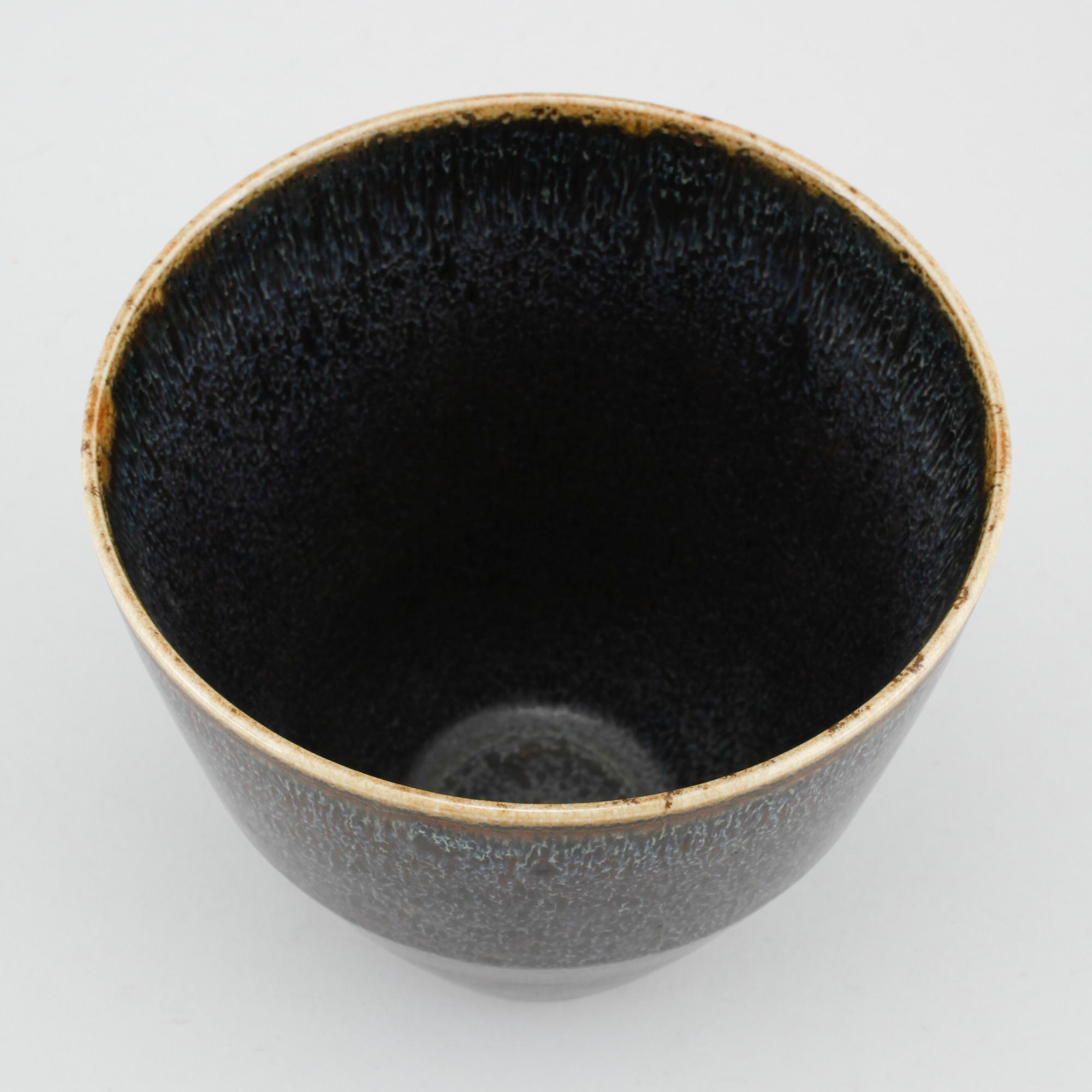 Unique stoneware bowl by CARL-HARRY STÅLHANE, Rörstrand, signed, 1956.