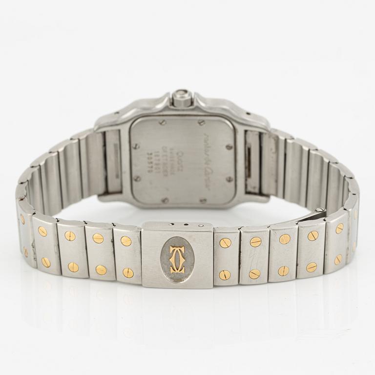 Cartier, Santos Galbée, armbandsur, 29 x 29 (41) mm.