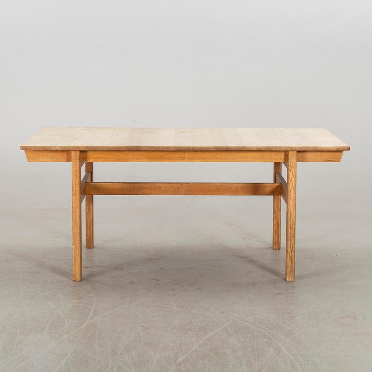 A HANS J WEGNER TABLE AND ARMCHAIR, Getama Denmark 1970's.