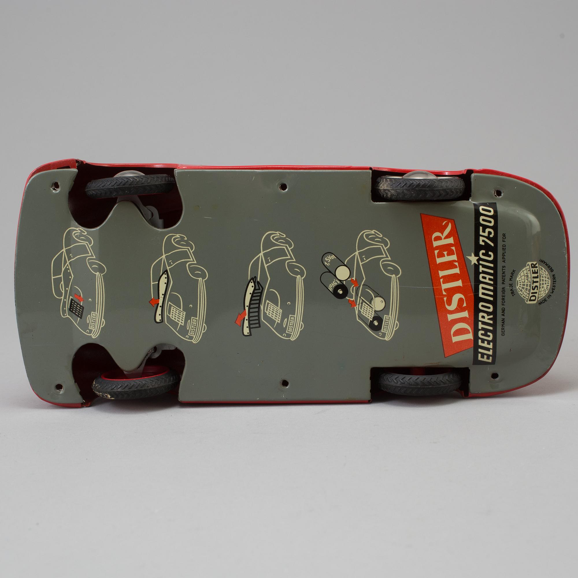 LEKSAKSBIL, Porsche, Electro Matic 7500, Johann Distler, Tyskland, 1900-talets andra hälft.
