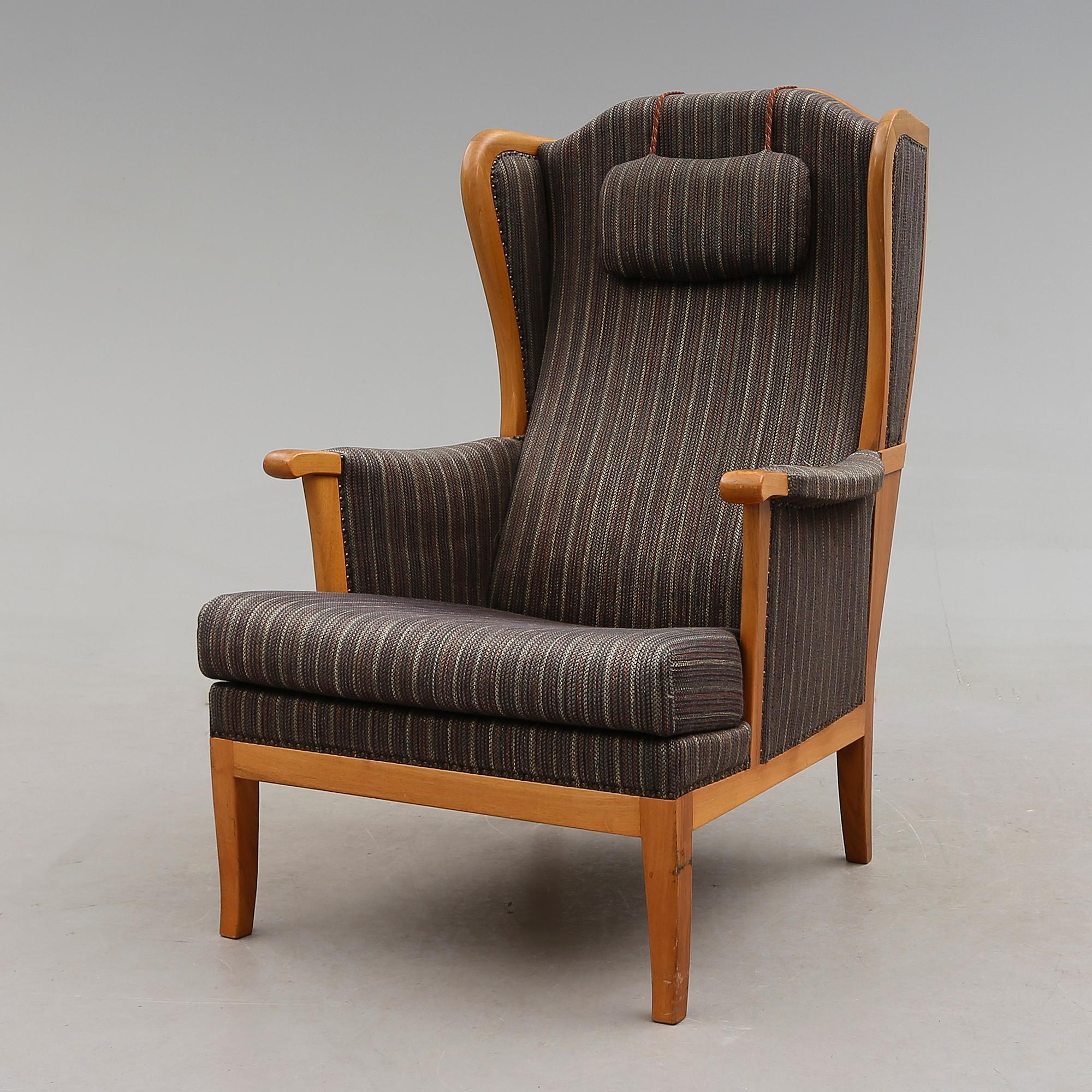 FÅTÖLJ, "Husfadern", Carl Malmsten, Bodafors, 1960-tal.