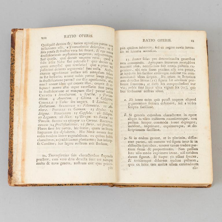 A BOOK, Carl von Linné, Stockholm, 1764.