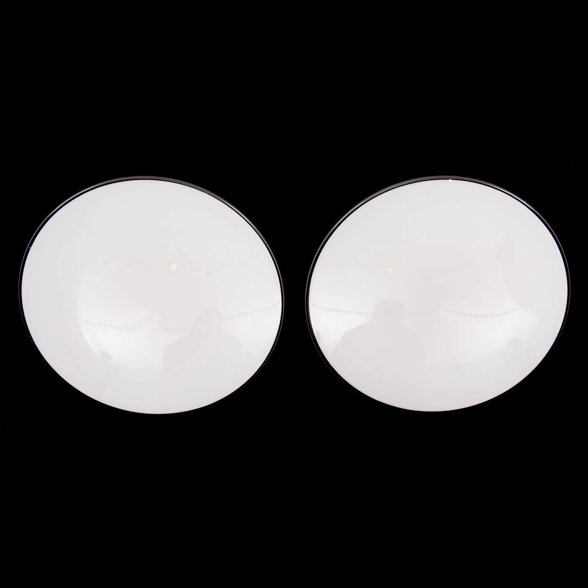 A PAIR OF WALL LAMPS / CEILING LAMPS, "AJ-Eklipta", Louis Poulsen/ license Orno1960s.