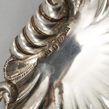 PARTI SILVER, 4 delar, Sverige, sent 1800-tal, vikt 377g.