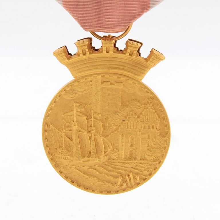Medal, 18k gold, 1959.