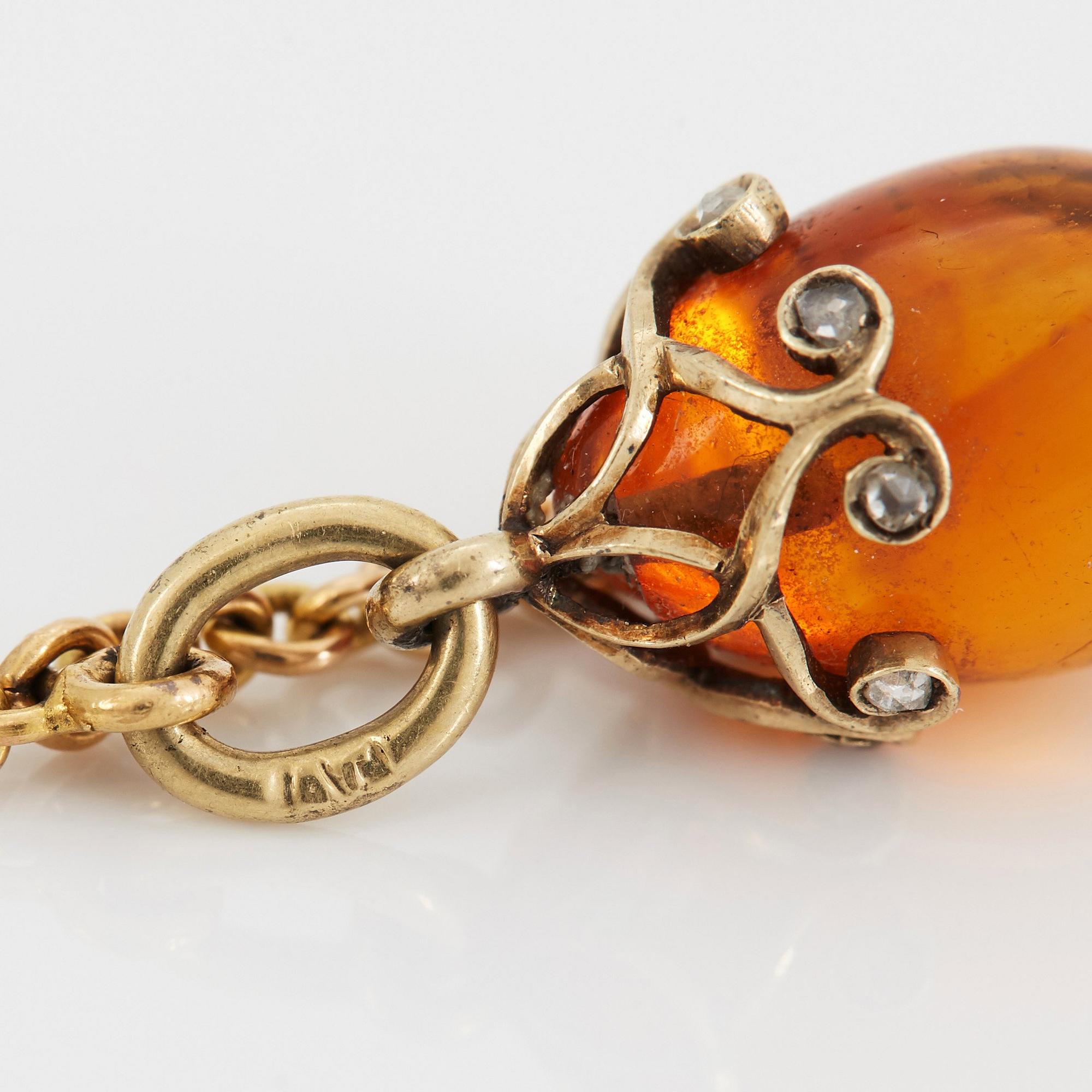Fabergé, m fl, halskedja med 11 påskägg, guld, emalj, diamanter mm, olika verkmästare, varav 8 S:t Petersburg.