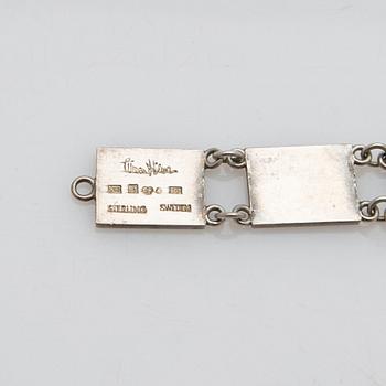 Wiwen Nilsson, armband, sterlingsilver, Lund, 1965.