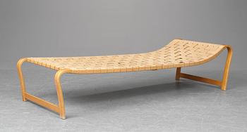 A Bruno Mathsson daybed "Paris" by Firma Karl Mathsson, Sweden, probably 1940's.