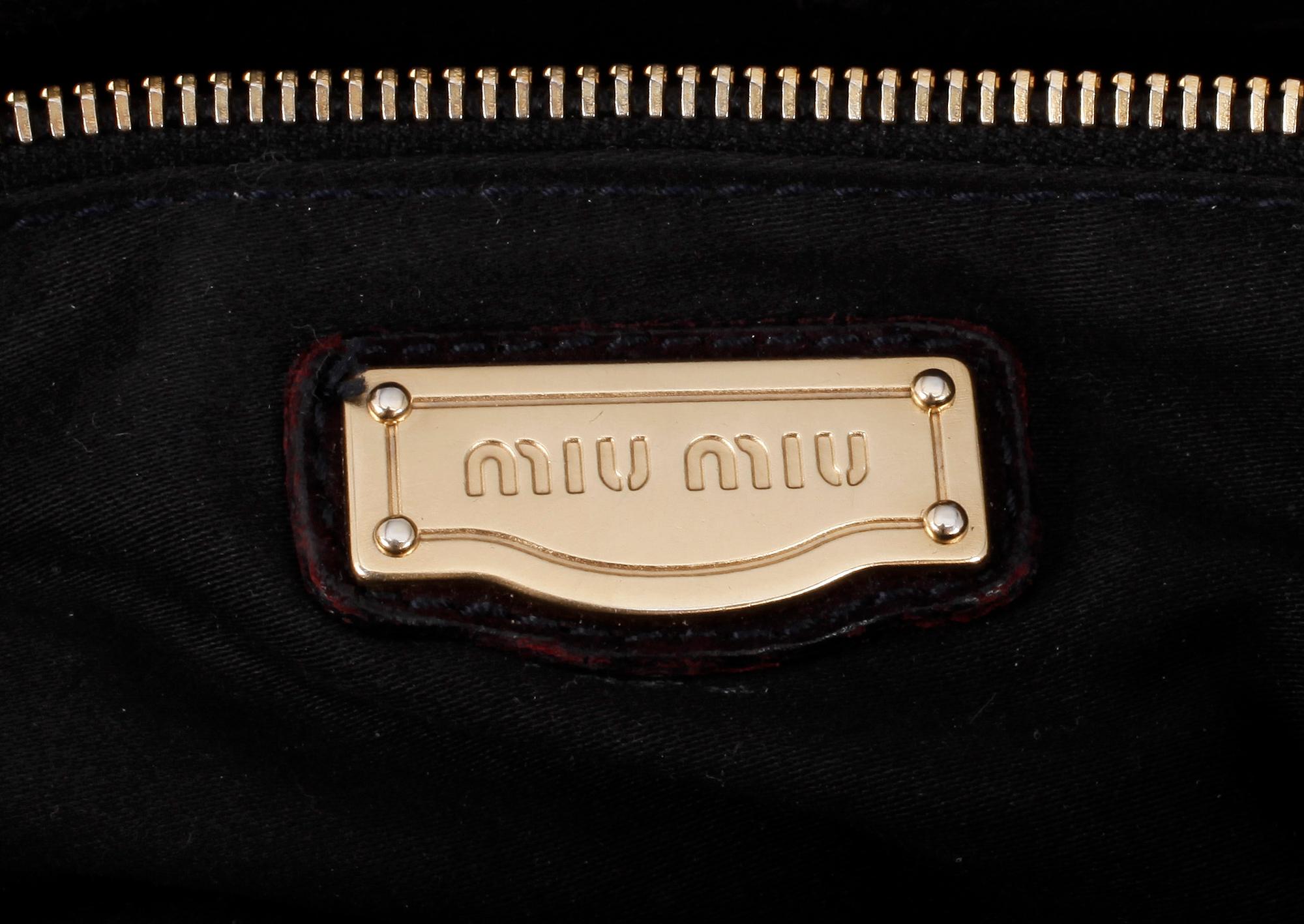 HANDVÄSKA, Miu Miu.
