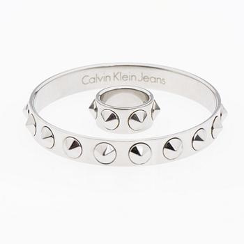 ARMRING och RING, bijouteri, Calvin Klein.