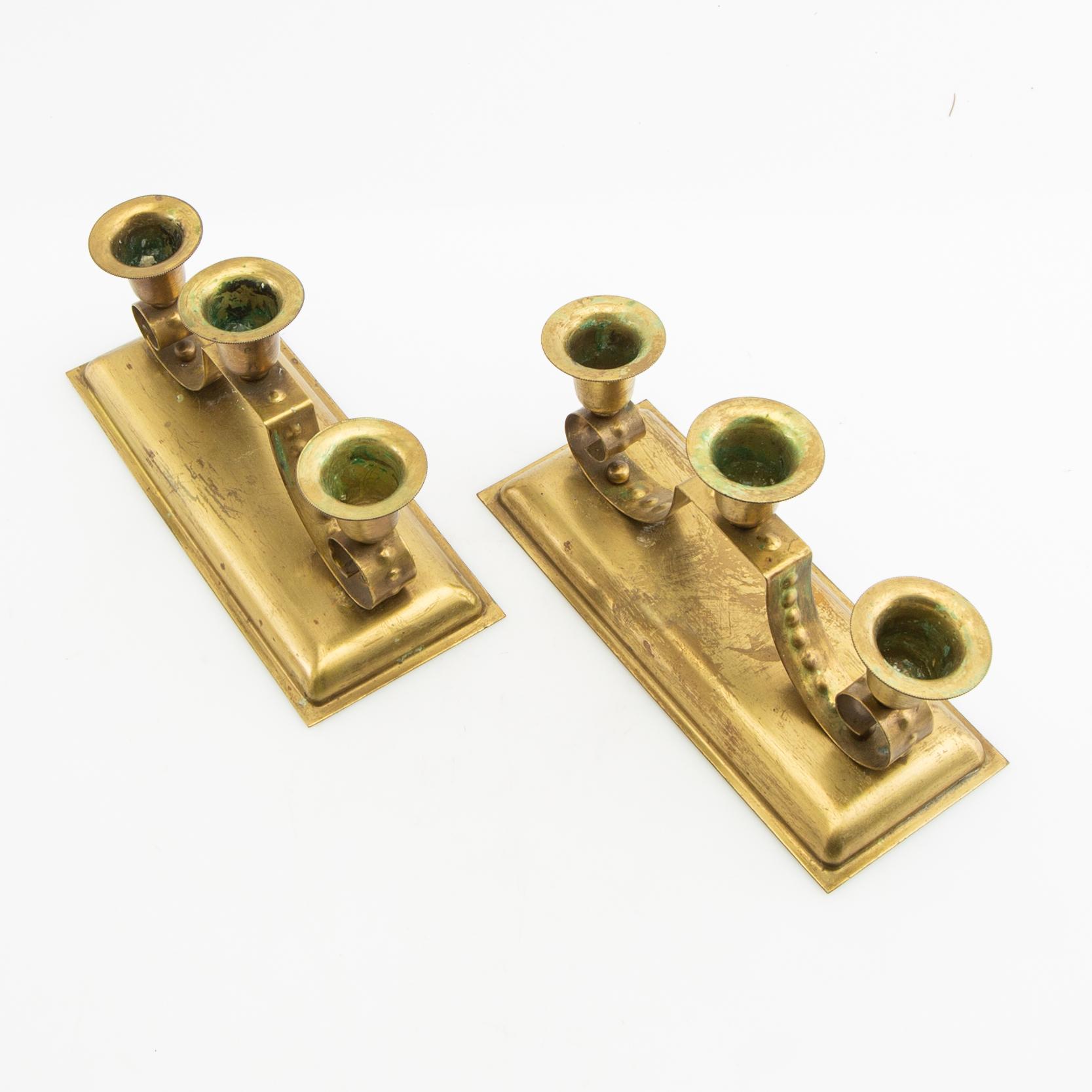 Candelabras and Christmas tree candle holders as well as Christmas tree decorations 22 pcs 20th century.