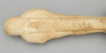 USHEBTI, fajans, Egypten, troligen Sentid 664-331 f Kr.