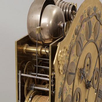 An astronomical longcase clock by Johann Joseph Langschwert court-watchmaker, Würzburg, circa 1750.