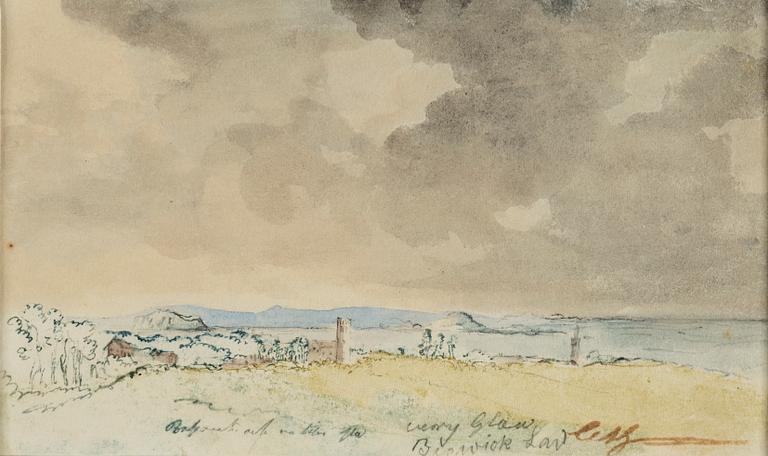 Carl Samuel Graffman, watercolour, signed.