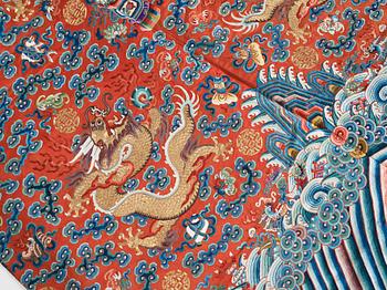 ROCK, broderat siden. Qingdynastin, 1800-tal.