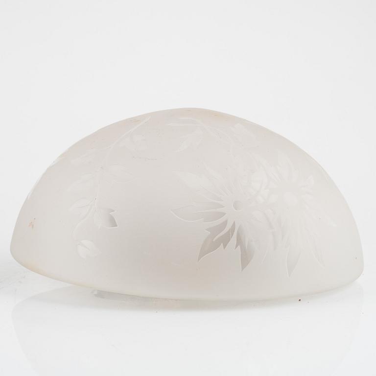 A pair of ceiling lights, mid 20th Century.