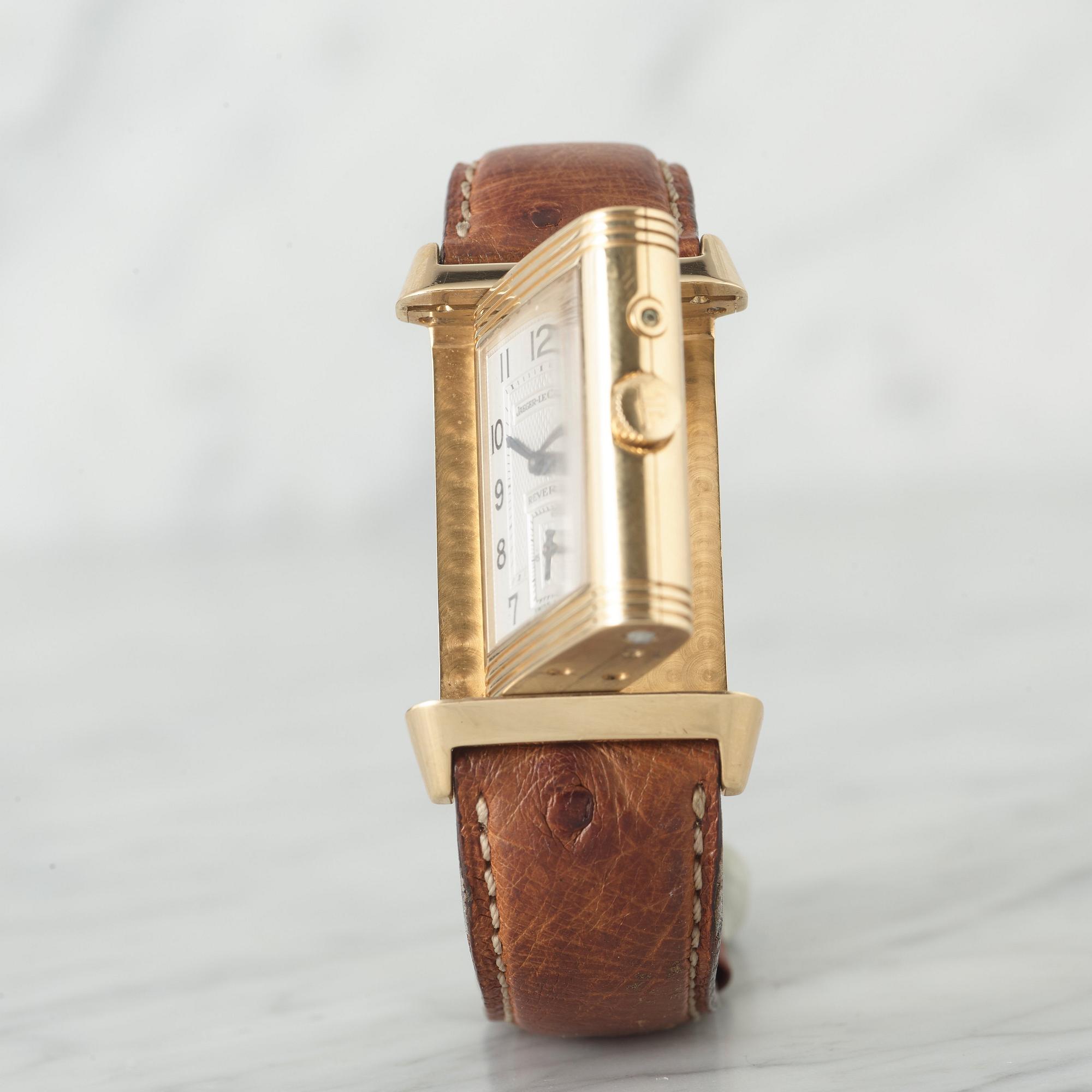 JAEGER-LeCOULTRE, Reverso Duo, "Night & Day", wristwatch, 26 x 36.5 (42.5) mm.