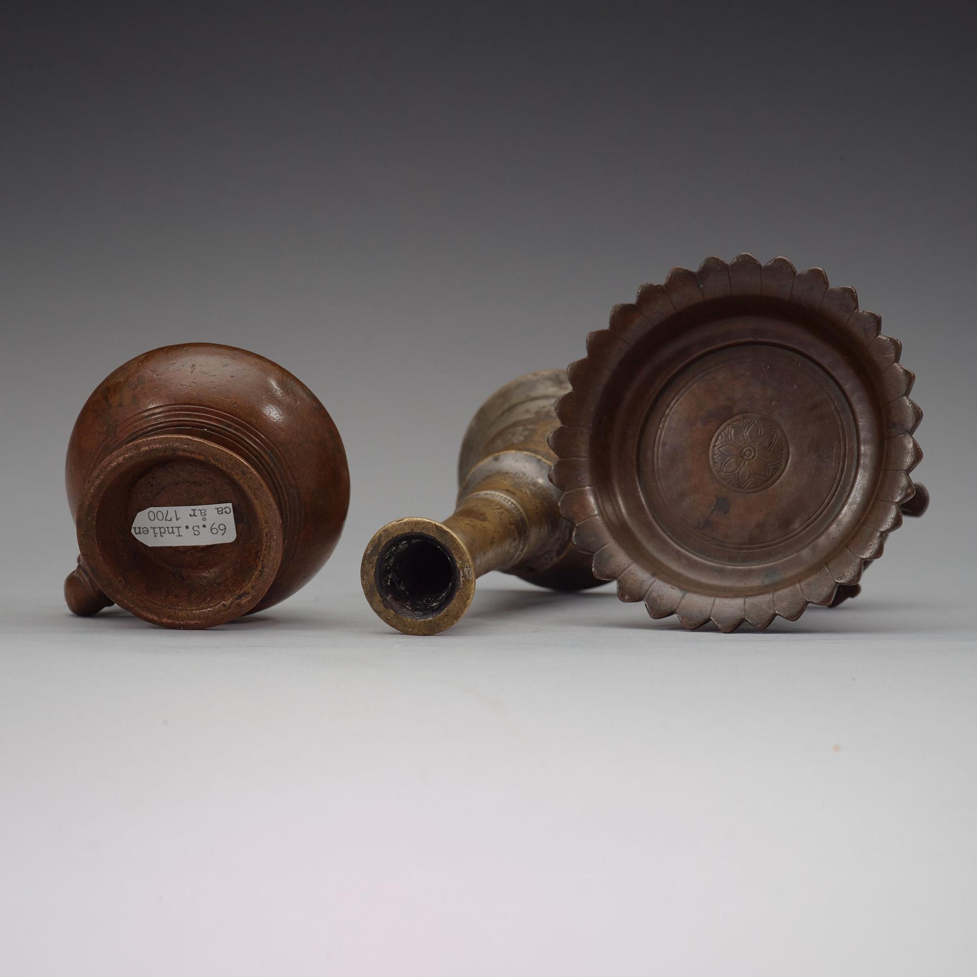 A group of three Hindu ritual objects, 18th Century.