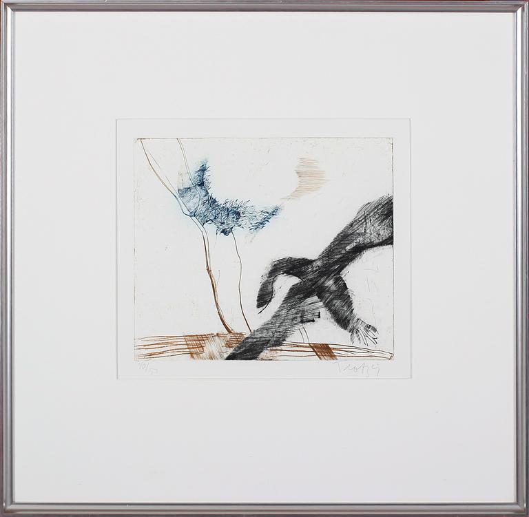 ULF TROTZIG, färgetsning, signerad, numrerad 40/50.