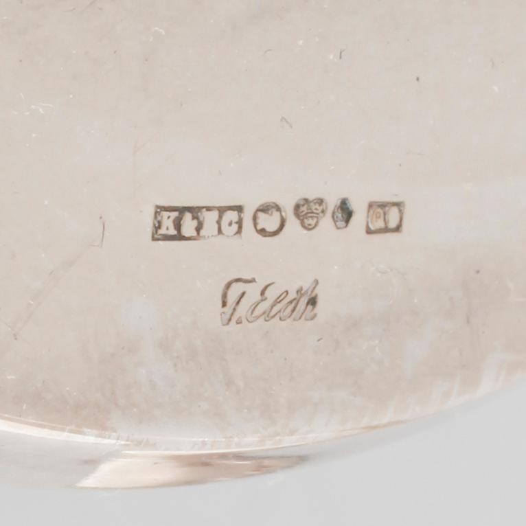 TORE ELDH, ett par ljusstakar, silver, K&EC, Göteborg, 1962.
