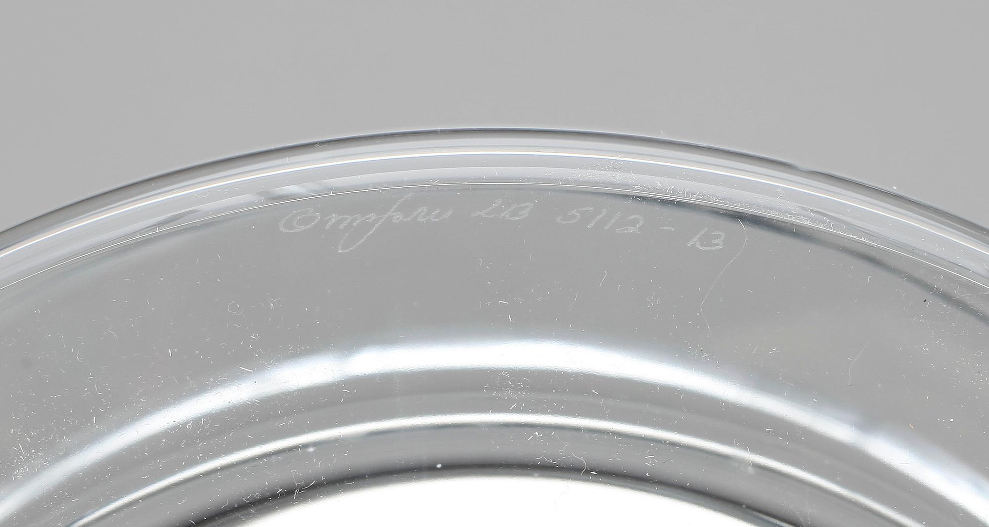 SKÅL, glas, Lena Bergström, Orrefors.