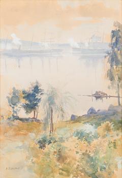 Albert Edelfelt, View of the Haikko gulf.