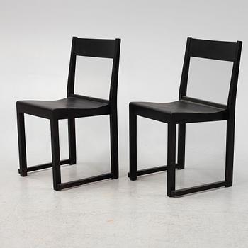 Sven Markelius, a set of six chairs, mid 20th Century.