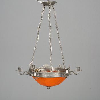 TAKAMPEL, tenn, empirstil, utländska stämplar, 1920-tal.