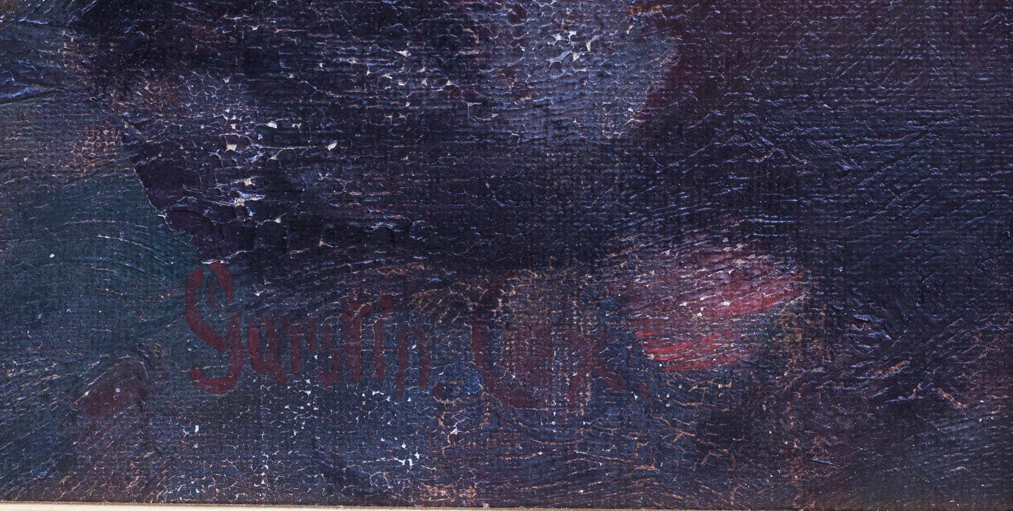 GARSTIN COX, olja på duk, signerad.