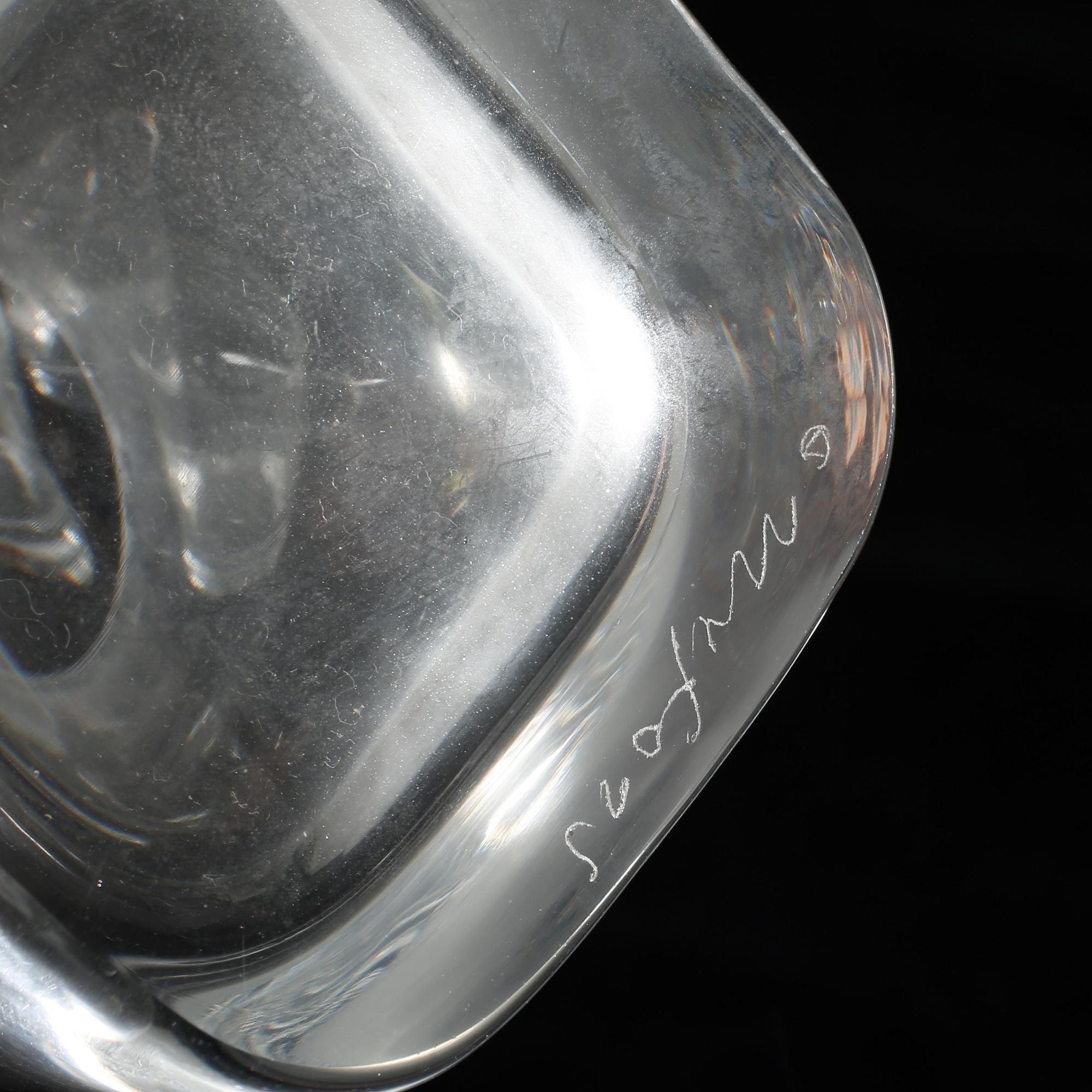 GROGGLAS, 12 st, Orrefors, omkring 1900-talets mitt.