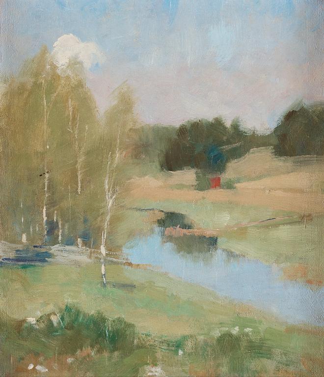 Helene Schjerfbeck, "Landskap från Raseborg".