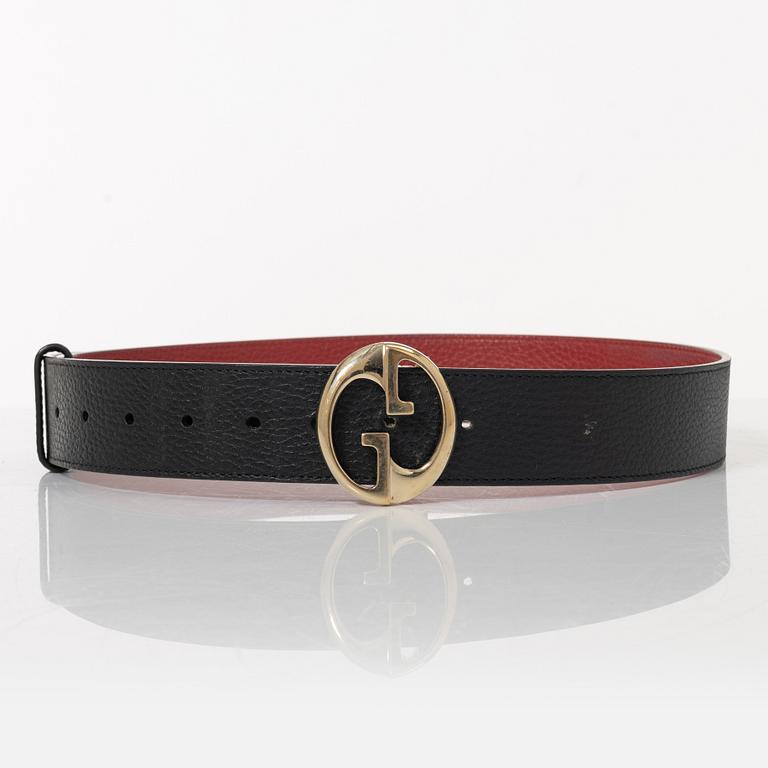 Gucci, skärp, storlek 90.