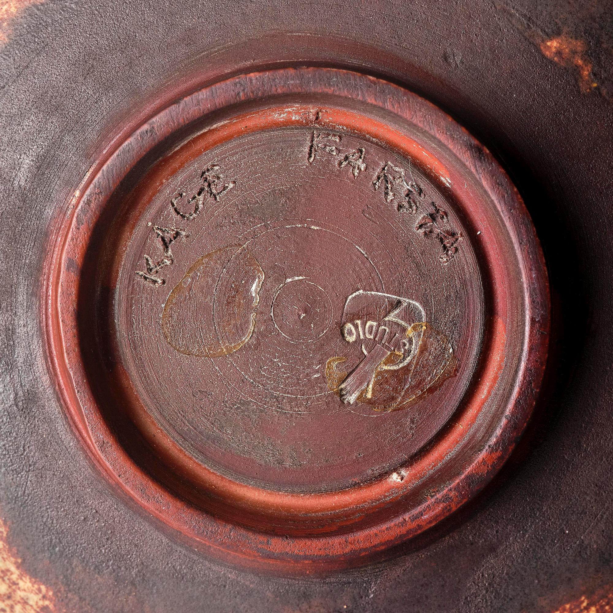 Wilhelm Kåge, a "Farsta" stoneware bowl, Gustavsberg Studio 1950s.