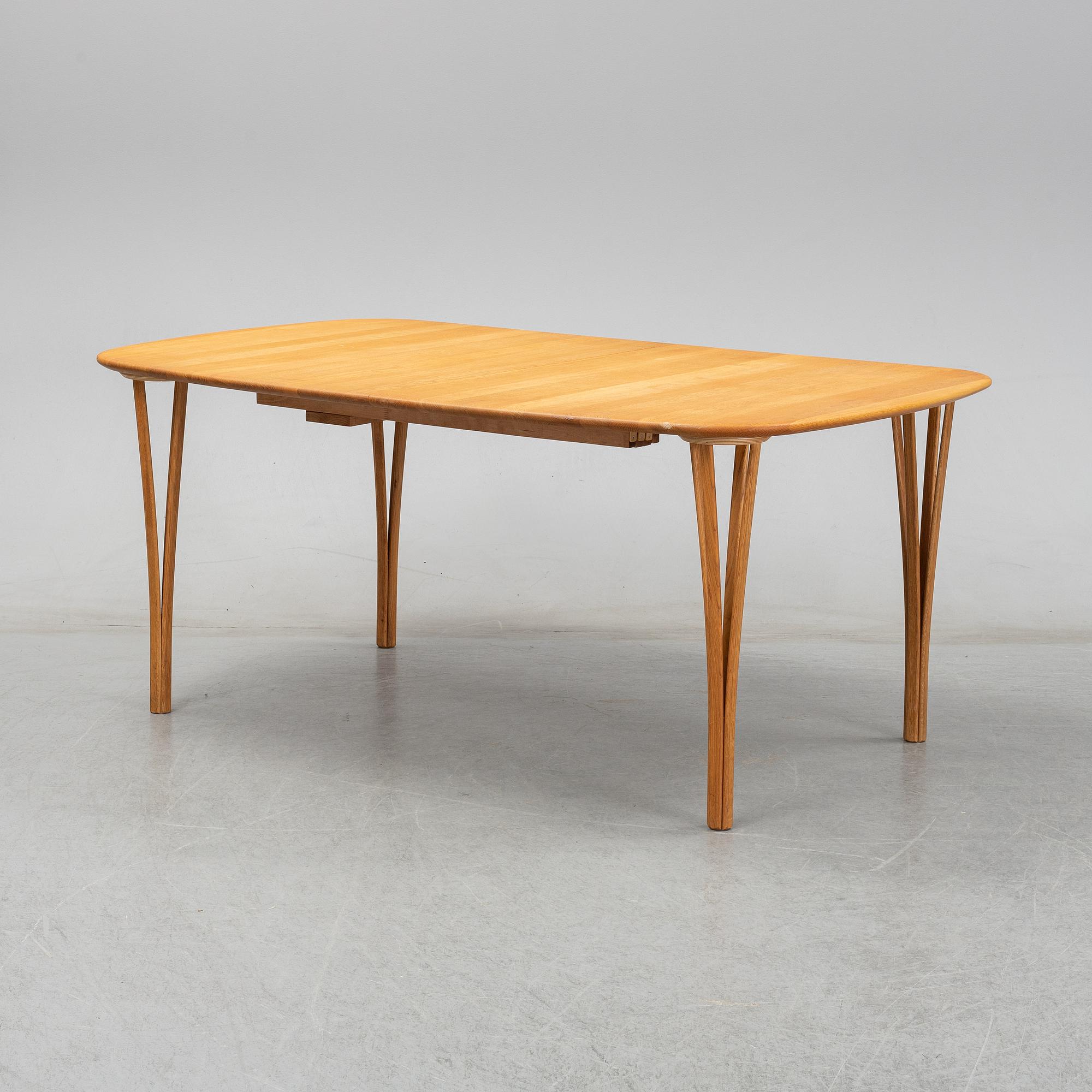An oak 'Timeless' dining table, Haslev, Denmark.