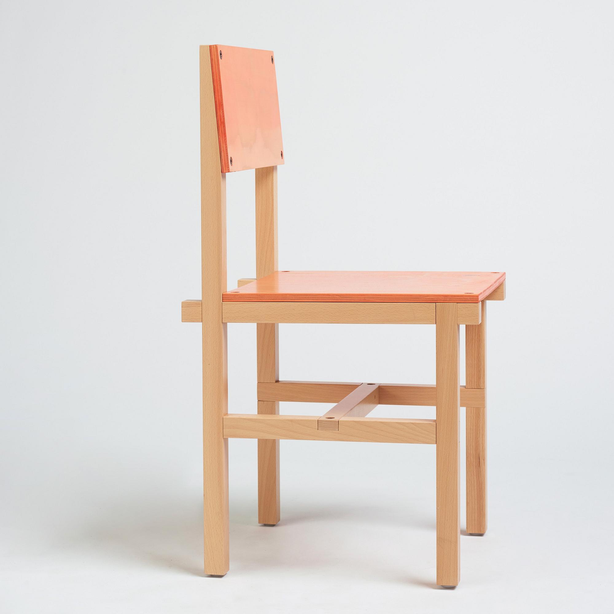 Fredrik Paulsen, "Röhsska", stol, unik prototyp, Blå Station 2019.