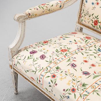 Sofa, Gustavian, circa 1800.