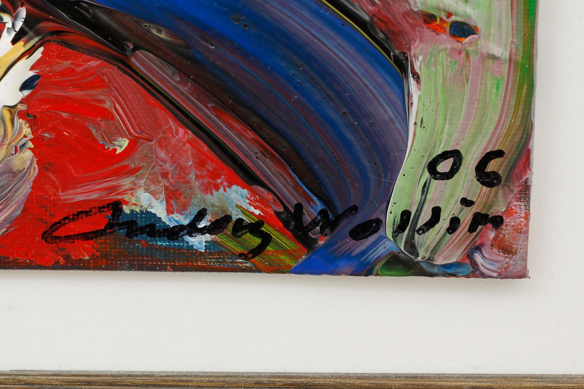 ANDERS WOLLIN, oil on panel, signed and dated 06.