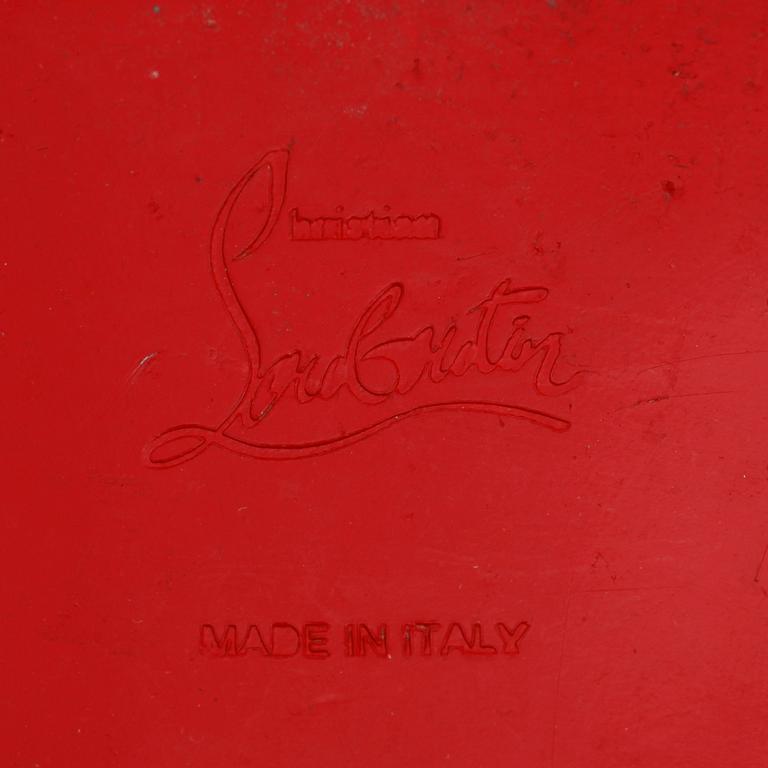 CHRISTIAN LOUBOUTIN, ett par loafers, "Intern". Storlek 36,5.