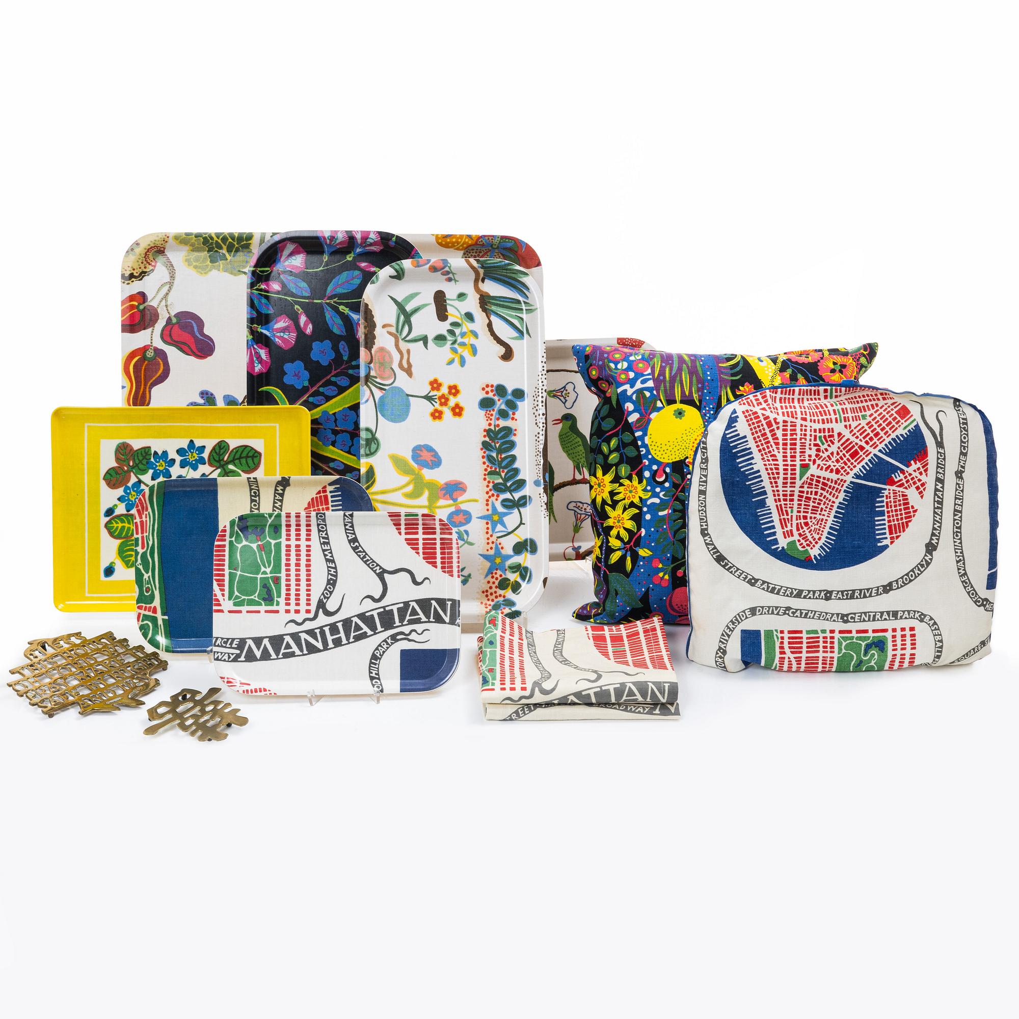 Josef Frank, 13 pieces of interior design for the home from Firma Svenskt Tenn, Sweden.