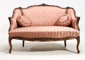 SOFFA, rokokostil, 1800-talets slut.